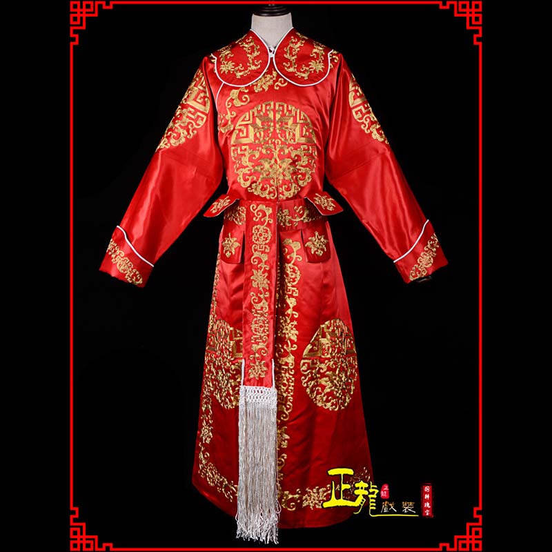 弋阳武生戏服戏曲打衣箭蟒
